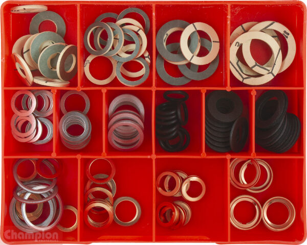 695 Pces CA576 CHAMPION FLAT WASHERS ASSORTMENT KIT METRIC & IMPERIAL 